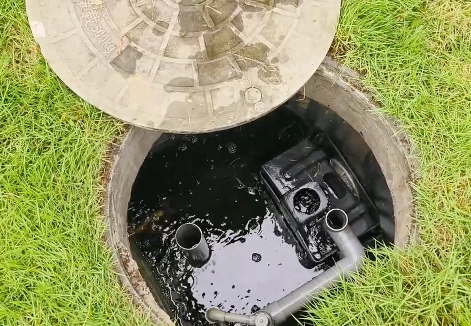 Tanque de purificação de tratamento de esgoto, máquinas de tratamento de águas residuais, fossa séptica, tratamento de água de esgoto