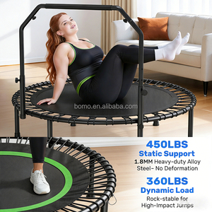 Cama Elástica Zoshine de Alta Calidad para Uso Doméstico, Adultos y Niños, Silenciosa, Plegable, con Reposabrazos Redondos, Trampolín Deportivo para Fitness - Product Image 5
