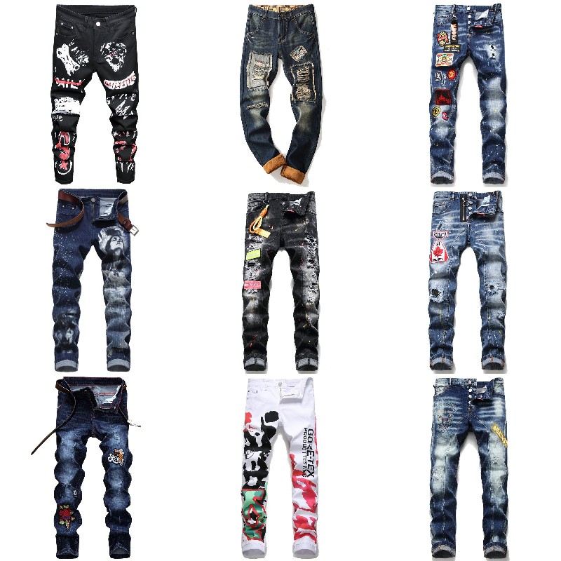 Trova le migliori jeans particolari uomo Produttori e jeans particolari uomo  per italian Speaker Mercato in alibaba.com