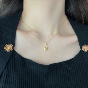 Collar Dylam, Nuevo Modelo con Forma de Candado, Chapado en Oro de 18k, Romántico, Precio de Fábrica al por Mayor, Plata de Ley 925, para el Día de San Valentín - Product Image 6