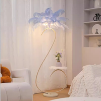 Lampe de sol LED moderne avec base E27, design en forme d'autruche, pour le coin du salon et la chambre à coucher
