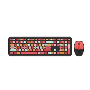 MOFii 2.4GHz Slim USB Keyboard Mouse Combo Wireless for Home Office Use
