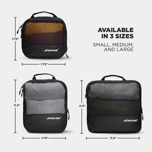 Ensemble de sacs de rangement multifonctionnels pour vêtements, sac de voyage, sac de rangement pour vêtements, motif personnalisé, mode, garde-robe - Product Image 3
