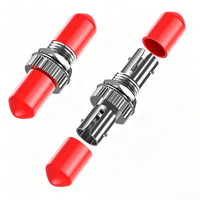 Adaptateur de fibre optique FTTH SM ST monomode/multimode en alliage de zinc, coupleur ST-ST