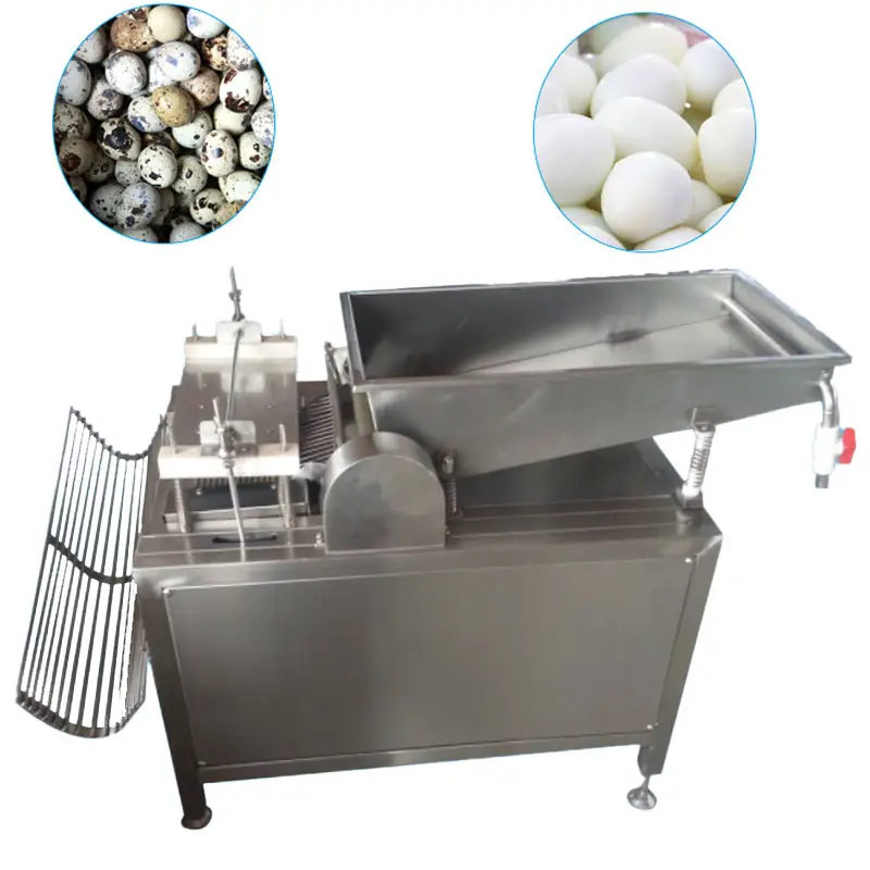 Ticari bıldırcın agg soyma makinesi kabuk kırma bıldırcın yumurta bombardımanı makinesi