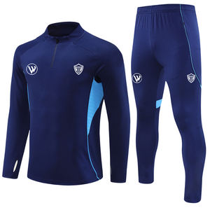 2025 2026 Grosir Setelan Olahraga Sepak Bola Vintage Pria Maillot De Sport De Football Seragam Setengah Resleting Tuta Da Calcio Setelan Olahraga Sepak Bola - Product Image 6