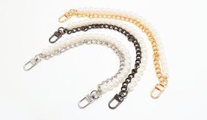 SIGZKK Pearl Gold Metal Chain <b>Straps</b> Aesthetic Charm For Purse Handbag Shoulder Bogg <b>Bags</b> <b>Replacement</b> Charms Accessories For Wom - Product Image 2