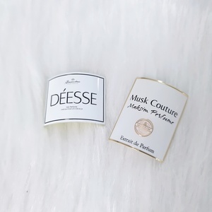 Étiquette adhésive personnalisée pour plaque arrière, badge en relief 3D, étiquettes de parfum - Product Image 2
