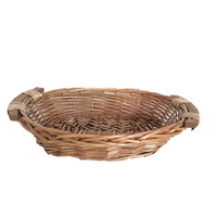 Vente en gros Panier cadeau en bois d'osier Panier de rangement Plateau de présentation pour les occasions de Pâques