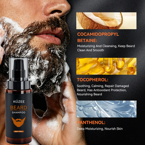 Kit de Soin de Luxe pour <span class=keywords><strong>Barbe</strong></span> à l'Huile de Coco, Huile d'Argan et Beurre de Karité – Adoucit les Poils Faciaux Grossiers, Apaise les Irritations Cutanées, Élimine les Pellicules de <span class=keywords><strong>Barbe</strong></span> - Product Image 2