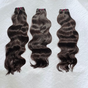 Paquetes de pelo sin procesar Remy Virgen de la India, nueva llegada, Envío listo, fábrica de cabello humano sin procesar, proveedor mayorista - Product Image 4