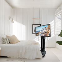 Motorisierter TV-Lift aus Stahl für Unter dem Bett mit Kabelloser Fernbedienung 50kg Tragkraft für Mobile Wohncontainer & Fertighäuser