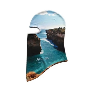 <span class=keywords><strong>Masque</strong></span> facial imprimé de cagoule de ski coupe-vent <span class=keywords><strong>en</strong></span> <span class=keywords><strong>microfibre</strong></span> pour les sports de plein air comme le ski cyclisme moto équitation - Product Image 2