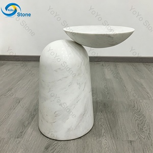 Modern Panda White <strong>Black</strong> Marble <strong>Side</strong> <strong>Table</strong> Luxury Living Room Sofa <strong>Side</strong> <strong>Tables</strong> Narrow Small <strong>Round</strong> Coffee <strong>Table</strong> - Product Image 6