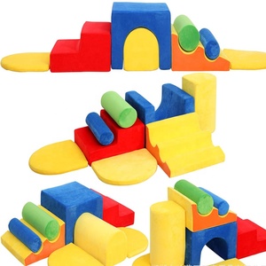 Ensemble de blocs d'escalade en <span class=keywords><strong>mousse</strong></span> souple pour bébé avec fosse pour grimper et glisser - Product Image 6
