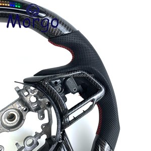 Volante Deportivo Personalizado de Fibra de Carbono con LED para <span class=keywords><strong>Subaru</strong></span> BRZ, WRX, Forester, Panther, Outback, <span class=keywords><strong>Impreza</strong></span>, LEVORG, Legacy - Product Image 5