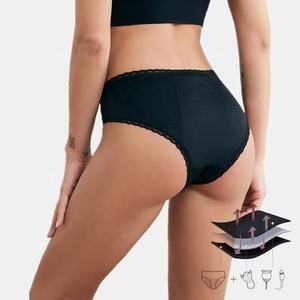 INTIFLOWER 88036 Bragas Menstruales de Diseño de 4 Capas a Prueba de Fugas - Ropa Interior Fisiológica Impermeable para Mujer - Product Image 4