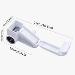 Rallador de Queso Rotatorio Manual Syh641, Mini Triturador de Nueces Duras con Tambor de Acero Inoxidable, Utensilios de Cocina de Metal - Product Image 2