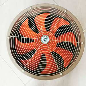 Ventilateur axial industriel à grand volume, lame en alliage d'aluminium, faible bruit, ventilateur de ventilation pour entrepôt - Product Image 2