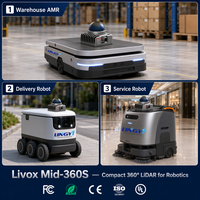 Capteur Lidar 2D et 3D de haute précision pour les robots mobiles logistiques/scanner AGV/cartographie Lidar d'évitement d'obstacles
