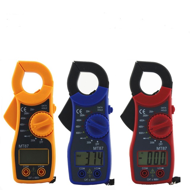 MT-87 Multimeter Clamp Voltage Ammeter Measuring Resistance Voltage Digital Clamp Meter