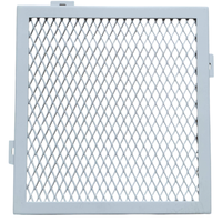 Plafond suspendu en treillis métallique, plafond suspendu en métal déployé, plafond en acier déployé, dalles de plafond métalliques thermolaquées