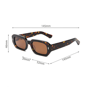 Gafas de Sol Personalizadas de Acetato para Hombre, Gafas Negras de Lujo 2026, Gafas de Sol Polarizadas Cuadradas Personalizadas - Product Image 5