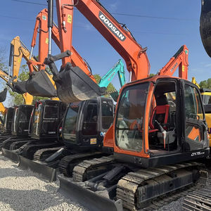 Excavadora Doosan DX75 usada de alta eficiencia con excavadora sobre orugas de 7,5 toneladas para construcción - Product Image 2