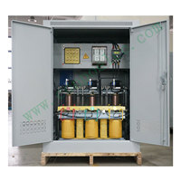 SBW-F-80KVA régulateur de tension automatique à régulation de phase divisée à 3 phases stabilisateur AVR Estabilizador De Voltaje 220/380/400/415VAC