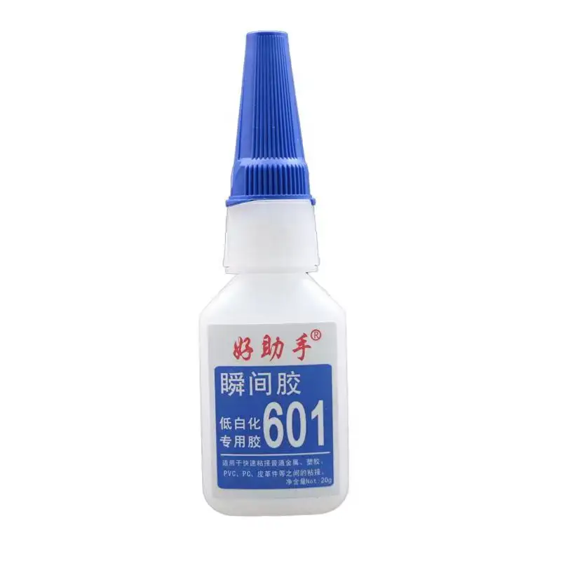 Hot Selling Nail Art Glue 401 Manufacture 10s Quick Dry Clear Liquid Nail Glue