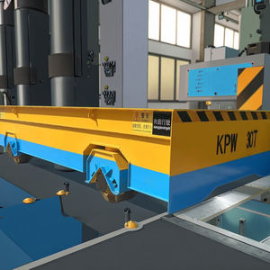 कार्यशाला सामग्री हैंडलिंग के लिए 1-30 टन ट्रैकलेस इलेक्ट्रिक फ्लैटबेड कार्ट: रिमोट कंट्रोल ऑपरेशन के साथ बैटरी संचालित - Product Image 1