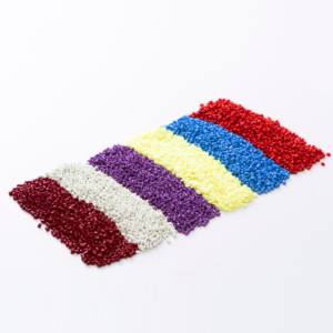 광동 YueZheng 새로운 트렌드 플라스틱 사출 성형 방적 난연 과립을 사용한 화이트 컬러 마스터 배치 - Product Image 6