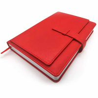 Agenda de jour en cuir Pu, carnet de notes personnalisé, couverture rigide A5