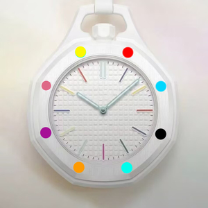 Nuevo <span class=keywords><strong>Reloj</strong></span> Colgante Octogonal Personalizado de Cuarzo con Correa de Cuero, <span class=keywords><strong>Reloj</strong></span> de <span class=keywords><strong>Bolsillo</strong></span> con Cordón, Collar, <span class=keywords><strong>Reloj</strong></span> de Pared Portátil, <span class=keywords><strong>Reloj</strong></span> Colgante <span class=keywords><strong>Suizo</strong></span> - Product Image 3