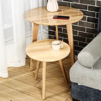 Table basse en bois massif de style nordique simple et créatif Craftsman YZ1, table d'appoint moderne pour salon, petite table en bois pour canapé, balcon