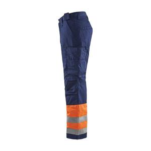 BLAKLADER - 186218115389D88 Pantalones de invierno Hi-Vis Naranja/Azul marino-EAN 7330509370063 ROPA DE TRABAJO DE LA HI-VIS - Product Image 4