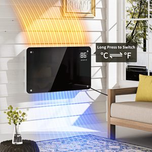 Calentador Eléctrico de Panel Infrarrojo de Pared, de Aluminio, con Control Remoto, para Hogar, Oficina, Hotel, en Oferta - Product Image 6
