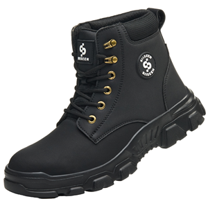 2025 New Model Factory-direct Construction <b>Work</b> Boots <b>Waterproof</b> Lightweight with Steel Toe Men's Safety Shoes - Product Image 1
