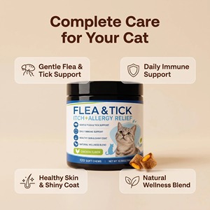 Tabletas Masticables <span class=keywords><strong>para</strong></span> Mascotas con Relleno Central OEM <span class=keywords><strong>para</strong></span> Gatos <span class=keywords><strong>y</strong></span> Perros, Protección Contra <span class=keywords><strong>Pulgas</strong></span> <span class=keywords><strong>y</strong></span> <span class=keywords><strong>Garrapatas</strong></span>, Apoyo <span class=keywords><strong>para</strong></span> la Piel, el Pelaje <span class=keywords><strong>y</strong></span> el Sistema Inmunitario - Product Image 4