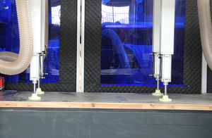 Linea di produzione di porte e pannelli NC dimensionamento 4 lati macchina da taglio - Product Image 2