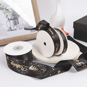 MSD bán buôn <span class=keywords><strong>Stain</strong></span> <span class=keywords><strong>Ribbon</strong></span> Grosgrain in lá vàng bạc lá biểu tượng tùy chỉnh lụa <span class=keywords><strong>Ribbon</strong></span> - Product Image 4