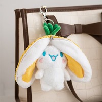 Llavero de Peluche de Conejo con Transformación Creativa de Piña, Sorpresa Reversible