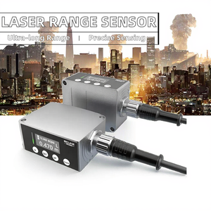 Sensor de Desplazamiento Fotoeléctrico Láser de Ultra Largo Alcance DT50-P1113 DT50-P1123, 0.1-50m, RS485, con 12-24V - Product Image 3