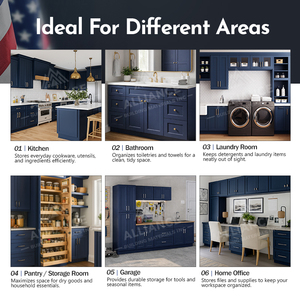 H-BS SB30-SB39 <b>Kitchen</b> Cabinet With Sink Base | U.S. Warehouse Stock For Faster Project Delivery | Wooden <b>Kitchen</b> Sink Cabinet - Product Image 3