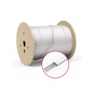 Fibra Óptica G652D/G657A1/G657A2, Tipo de Fibra 125.0±0.7um, Diámetro de Revestimiento, Fibra Óptica Monomodo sin Recubrimiento