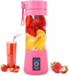 Manual <b>Mini</b> USB 6 Blades Stainless Steel <b>Juicer</b> Blender Portable Kitchen Tool Bottle - Product Image 1