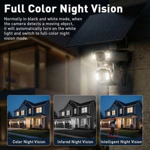 Cámara de Seguridad Solar Hieasy 2K 4MP CMOS 4G AOV con <span class=keywords><strong>Zoom</strong></span> 12x, Visión Nocturna a Todo Color, Seguimiento Humano, Alarma, Audio Bidireccional, IP65 - Product Image 5