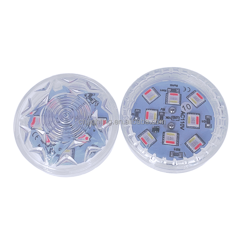 48mm Carousel Lighting 110V E14 RGB RGBW Chameleon Funfair Pixel Light LED Point Lights IP65 for Amusement Theme Park