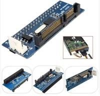 IDE/SATA 40Pin Disk ke SATA Female Converter Adapter PCBA untuk Desktop & Hard Disk Drive 3.5" dengan Kabel Data 7Pin-SATA