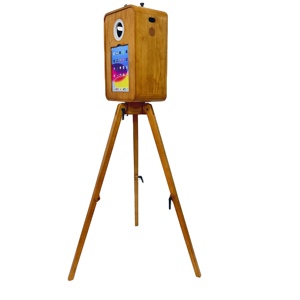 Photomaton en bois double face, disponible en finition bois de rose personnalisée, compatible avec divers <span class=keywords><strong>iPad</strong></span> et appareils photo numériques - Product Image 3